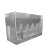 Buy cheap Weaning Pig Stainless Steel Feed Trough Food Trough For Pigs from wholesalers