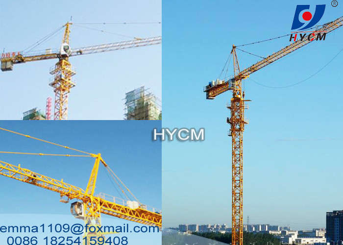 8tons Load Cat Head Tower Crane TC6513 New Model 65mts Working Boom