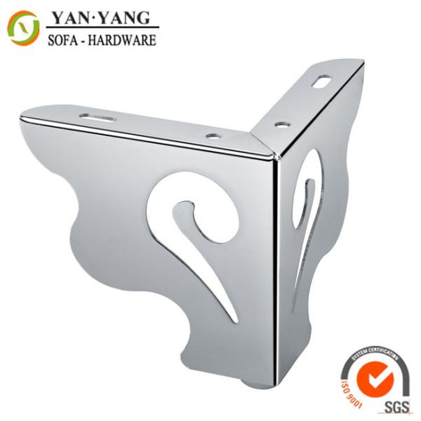 Quality 100mm high hollow out furniture leg modern sofa leg cabinet leg with flower pattern SL-090 for sale