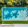 Buy cheap Comfortable UV Resistant Garden Artificial Grass Turf 12-20 Stitches Dtex 7000-15000D PP Woven Bag from wholesalers