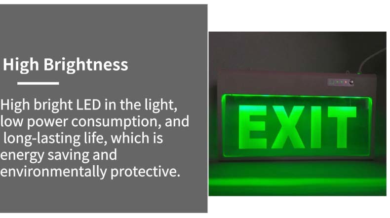 emergency led light sign led emergency light