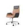 Buy cheap Ergonomic Genuine Leather Task Chair High Back Leather Armchair Recliner from wholesalers
