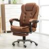 Buy cheap Adjustable Height High Back Black Leather Office Chair with Footrest and Wide Back from wholesalers