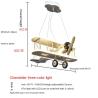 Buy cheap Creative Led Children's Aircraft Lamp Boy Bedroom Room Lamp Modern Personality Fashion Simple Cartoon Chandelier(WH-MA-1 from wholesalers