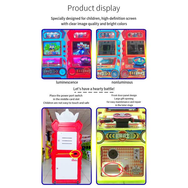 Coin-operated Simulation Racing Video Game Console For Children 220V