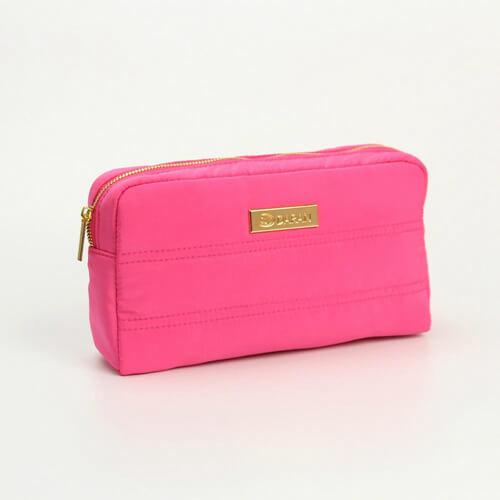 Buy cheap Custom Womens Travel Pink Toiletry Bags With Branded Logo Make Up Organizer from wholesalers