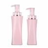 Buy cheap Plastic Cosmetic Pink Shampoo Bottles Square Body Lotion Packaging from wholesalers