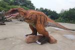Photorealistic Stage Running Realistic Dinosaur Diorama Waterproof And Sun