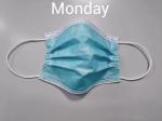 Hospital Protective Nonwoven Earloop Face Mask 17.5x9.5cm