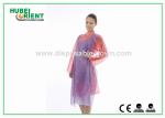 White Waterproof And Dustproof Disposable Aprons PVC Material With Punched Neck