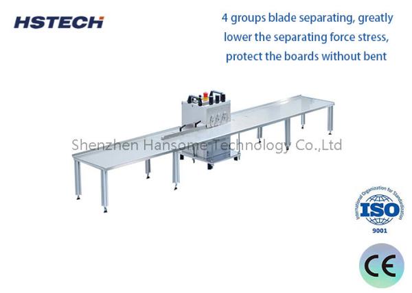 High Speed 4 Group PCB Depaneling Equipment for Smooth and Deformation-Free