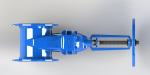 Soft Sealing Ductile Iron Gate Valve Red / Blue Epoxy Coated
