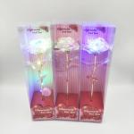 Wholesale Goild Foil Roses Long Stem Galaxy Roses In Gift Boxes 24k Gold Plated