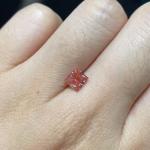 2.42 CVD Lab Grown Pink Diamonds Princess Without Inlay Cultivation