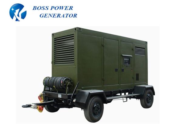 Buy cheap Perkins Cummins Trailer Diesel Generator Nature Intake 100KVA Convenient from wholesalers