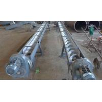 Buy cheap Concrete Spiral Stainless Steel Screw Conveyor For Wasters Wet Material product
