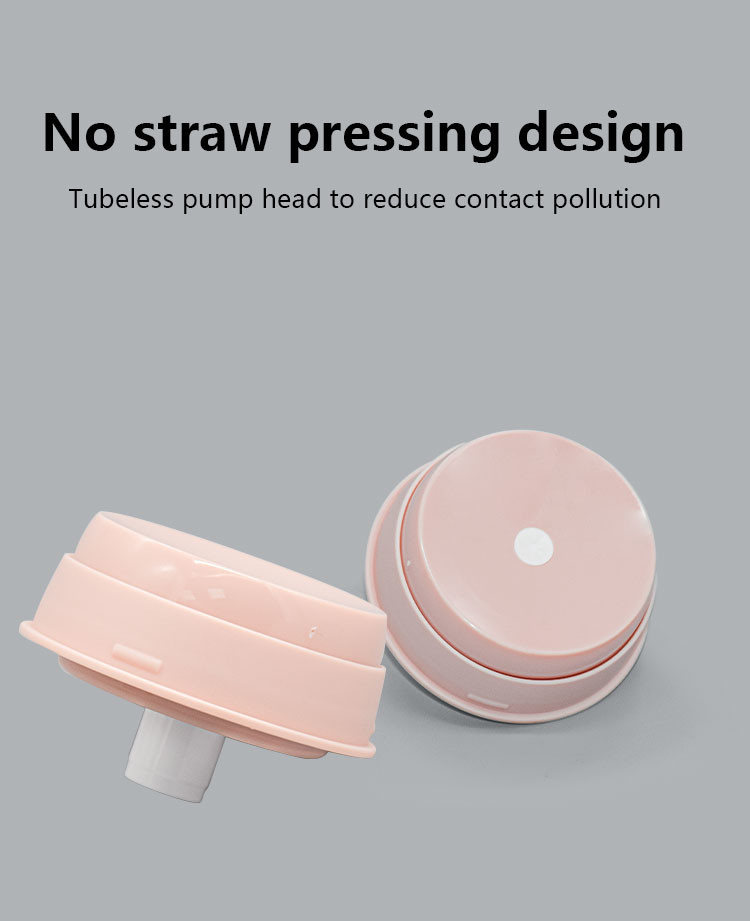 Double Layer Airless Pump Cosmetic Cream Jars For Baby Skin Care Packaging