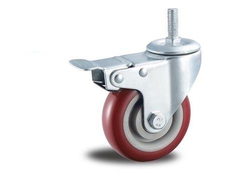 Buy cheap Threaded Stem PVC Caster Brake from wholesalers