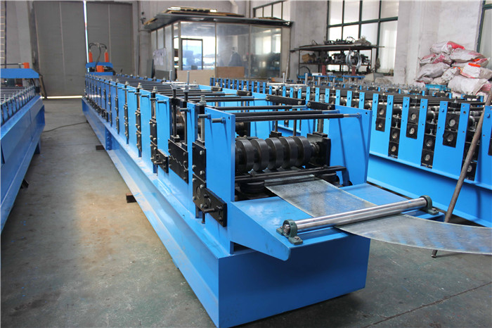 PLC Control Speed 5m/min Glazed Tile Roll Forming Machine 18 Stations