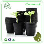 Thick 3Gal Plastic Nursery Pot 23cm Height Transplant HDPE Plant Pots