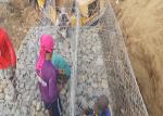Flood Control Stainless Steel PVC Coated Gabion Box