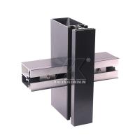 Buy cheap OEM Thermal break soundproof Curtain Wall Aluminum Profile For Glass Wall product