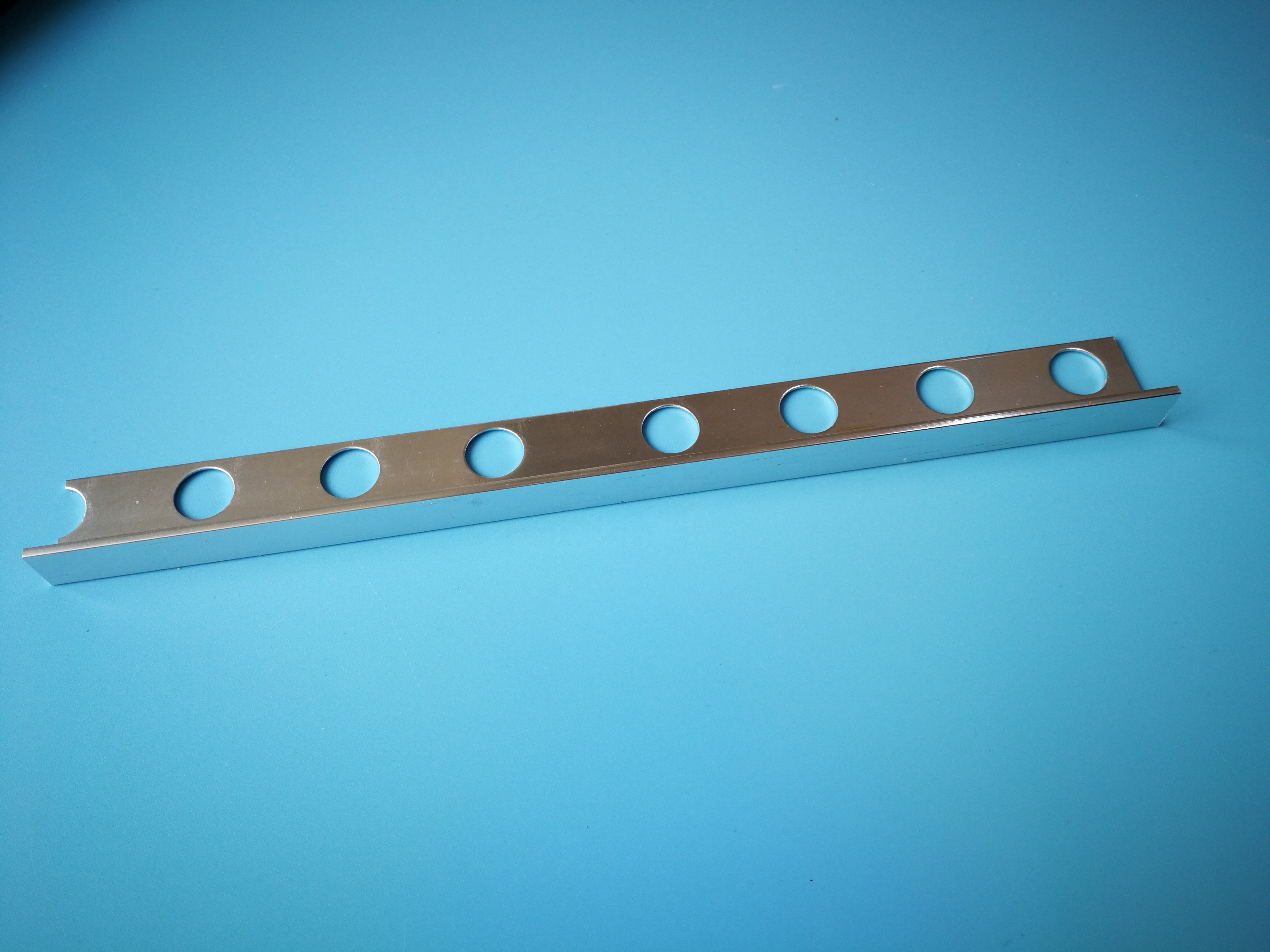 Matte Silver 27cm Square Tile Decorative Aluminum Trim Anodized