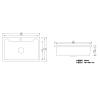 Buy cheap Stain Top Mount On Quartz Stone Kitchen Sink Countertop Scratch Resistant from wholesalers