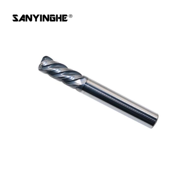 Buy cheap CNC Carbide 4 Flutes Corner Radius End Mill Cutter For Metal R2.0 10x75mm from wholesalers