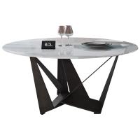 Buy cheap 3 Steel Legs 75cm Hotel Dining Table Double Top product