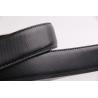Buy cheap Genuine Embossed Leather Belt , Mens Black Leather Belt 100 - 140cm Length from wholesalers
