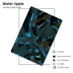 Blue Ripple Pvd Metal Decorative Sheet Water Wave Stainless Steel Panel
