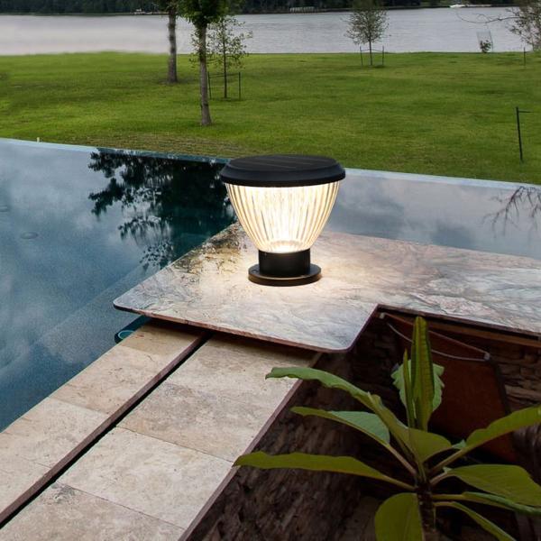 Buy cheap Garden LED Solar Outdoor Waterproof Decoration All In One Lamp Pillar Light from wholesalers