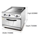 Commercial Gas Cooking Range Machine for Restaurants Kitchens