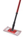 Metal Handle Trectangle Telescopic Cleaning Microfiber Duster Bathroom