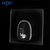 Buy cheap PVC Self Sticky Bathroom Wall Hooks 80x80mm Diametre 5kg Bearing from wholesalers