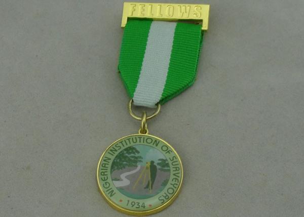 Buy cheap Nigerian Institution Surveyors Custom Medal Awards Zinc Alloy / Offset Printing Piece from wholesalers