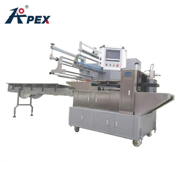 Buy cheap Food Full Automatic Sanitary Pad Biscuit Flour Bread Snack Mask Box Horizontal Packing Machine from wholesalers
