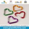 Buy cheap Sungifts manufacture mini heart shape metal aluminum carabiner hook colorful holders from wholesalers