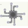 Buy cheap 4 Side Air Flowing Chilled Water Cassette Fan Coil Unit For Grow Plant Or Big Space Cooling from wholesalers