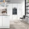 Buy cheap High Gloss White Kitchen Cabinet Set With Laminated Bullnose Countertop from wholesalers