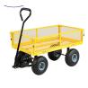 Buy cheap Steel Mesh Folding Garden Wagon 86*46*85cm High Strength Customizable from wholesalers