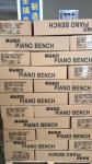 Adjustable X Mechan Duet Wood Classic White Piano Chair Seat bench Brand goods