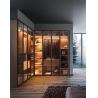 Buy cheap 18mm Mirrored Walk In Closet With Vanity Space Saving Wardrobes For Small Rooms from wholesalers