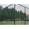 Buy cheap 2.5M Height Green Coated Chain Link Fencing 3.0mm Cyclone Wire Netting For Sports Area from wholesalers