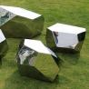 Buy cheap Stainless Steel Sculpture Garden Mirror Polished Geometric Modern Abstract Art Landscape Manufacturer from wholesalers