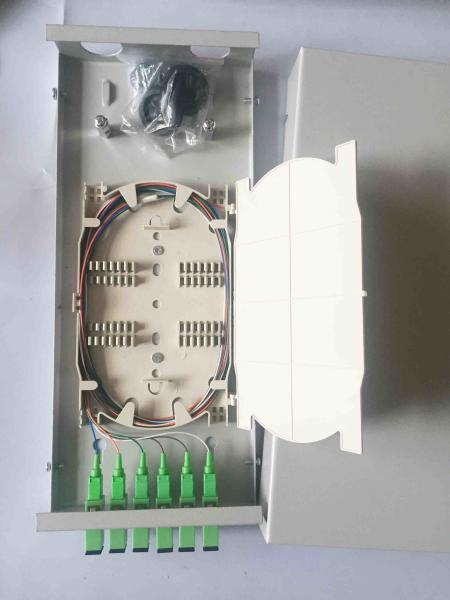 Buy cheap 300 * 130 * 45 Fiber Distribution Box 6 Cores Small Size SC / APC With Adaptor from wholesalers