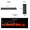 Buy cheap WN-D60 3D Water Vapor Heater Flame Wall Mounted Flush Mount Electronic Fireplace Fire Place from wholesalers