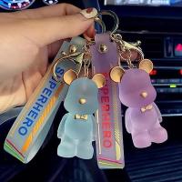 Buy cheap Cartoon Bear Keychain Cute Crystal Keychain Suitable for Car Keys Bag Ornaments Decoration Gifts Suitable for Women product