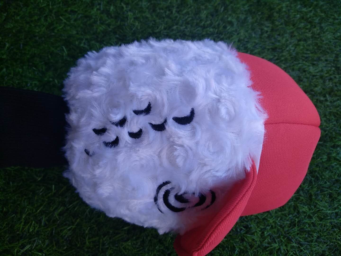 golf head cover , dog head cover , animal head cover , plush head cover , driver head cover